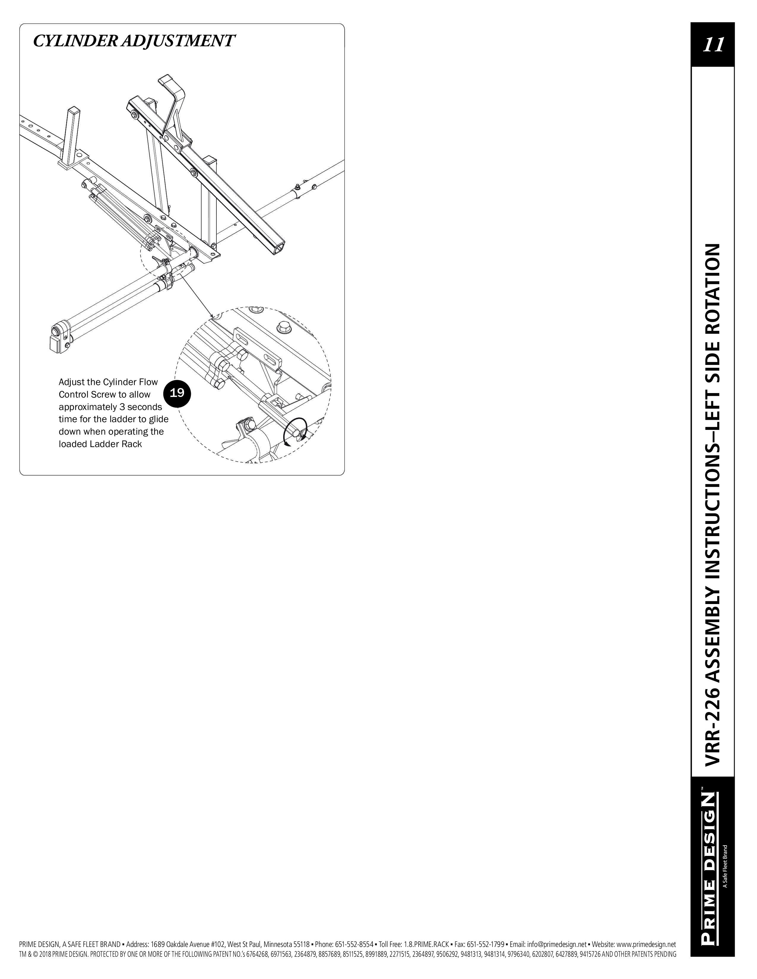 Prime Design VRR-216 ErgoRack Ladder Rack Installation Manual - Ladder ...
